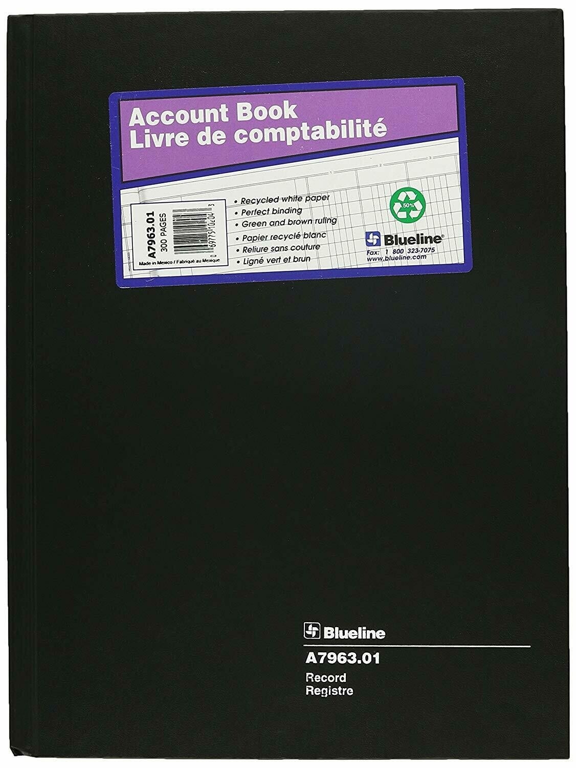 Account Book/300 Pgs (BLU A7963.01)