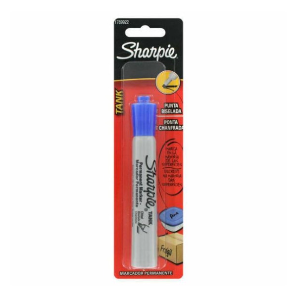 Sharpie Marker TANK Chisel Tip Blue, BC