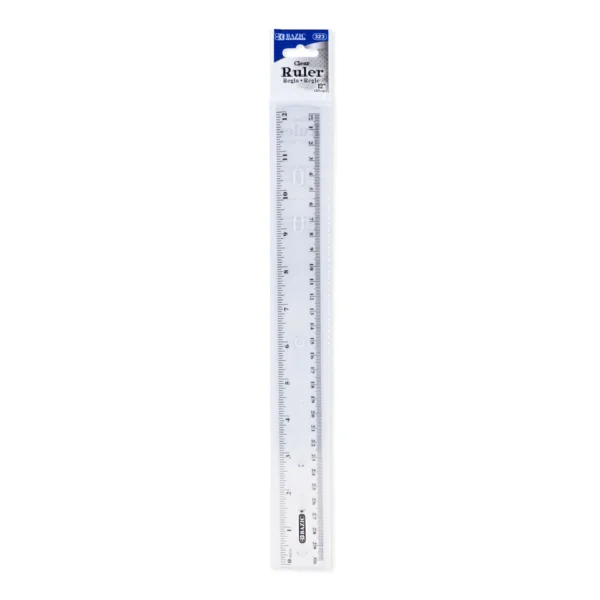 12" CLEAR RULER