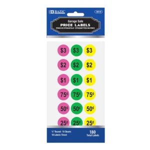 GARAGE SALE LABEL (180/PACK)